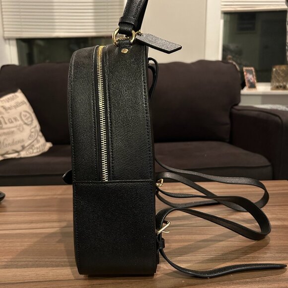 Coach Jordyn Backpack Black Leather - Picture 3 of 6